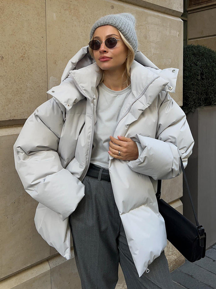 Warm Women's Puffer Jacket - Stylish Winter Jacket with Thermal Lining
