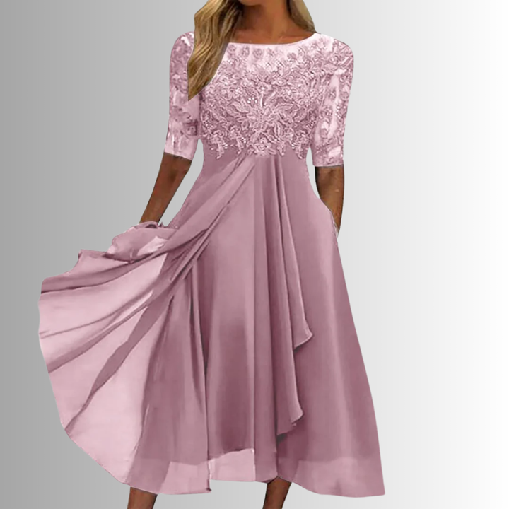Elegant Lace Women's Dress