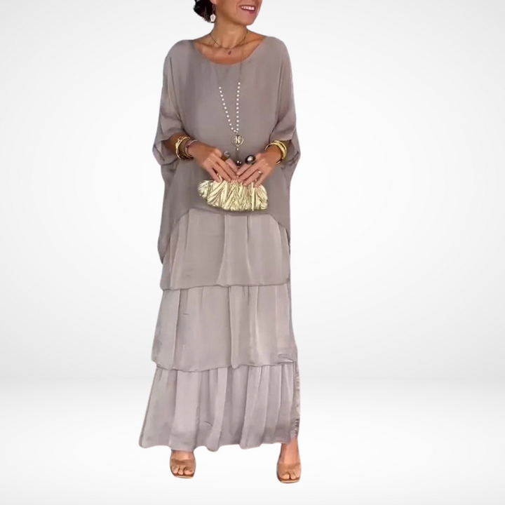 Artistic Loose Women's Maxi Dress