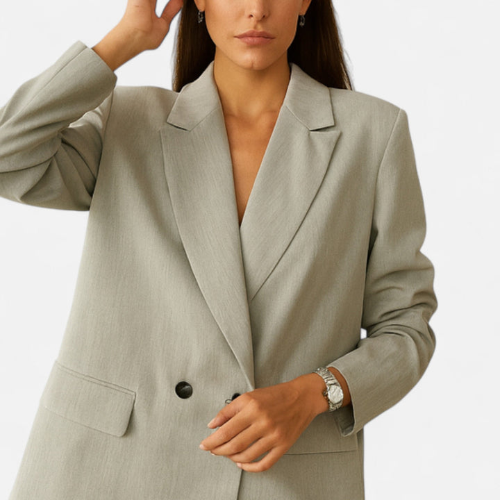 Women's Double-Breasted Vintage Blazer