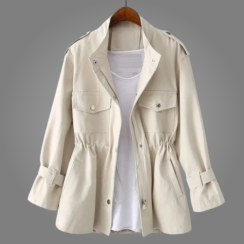 Stylish Utility Women's Overcoat