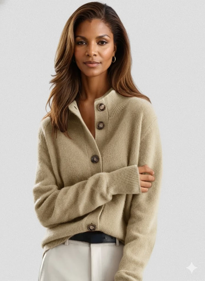 Cozy Classic Women's Button Cardigan