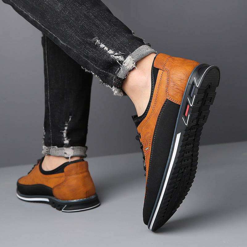 Men's Leather Comfort Sneakers
