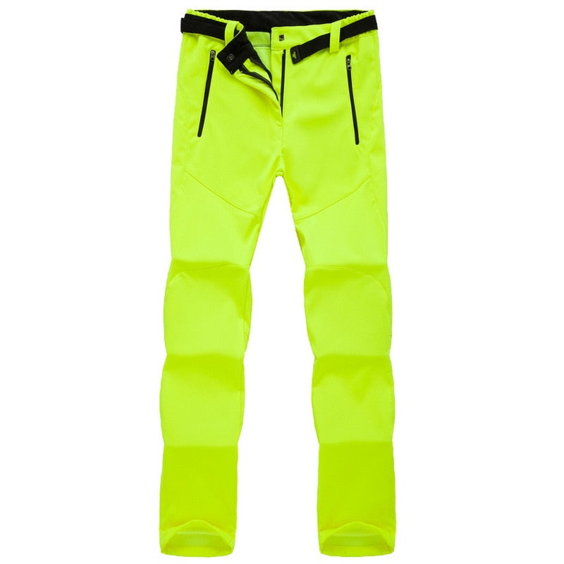 Waterproof Women's Hiking Pants with Fleece Lining - Durable Trekking Pants for Outdoor Use