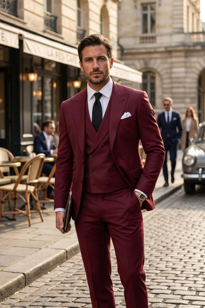 Classic Elegant Men's 3-Piece Suit