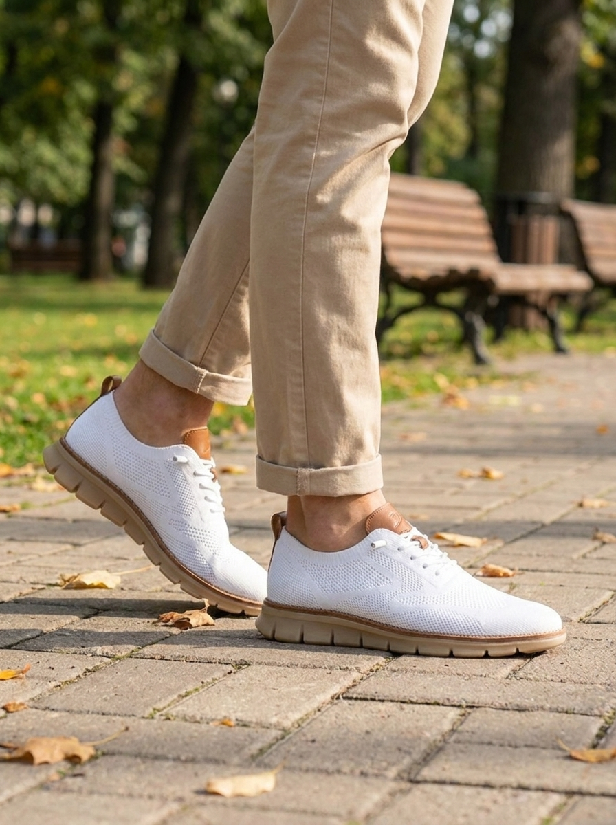 Lightweight Breathable Men's Knit Sneakers