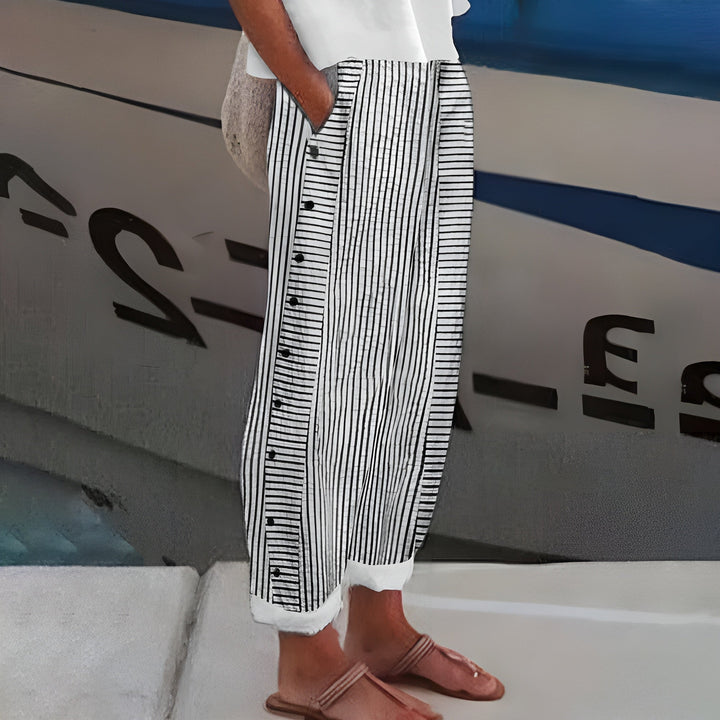 Comfortable Versatile Women's Pants with Side Pockets
