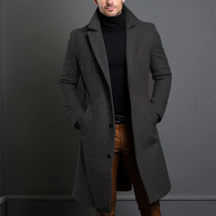 Men's Wool Coat Elegant - Timeless Winter Coat in Premium Wool