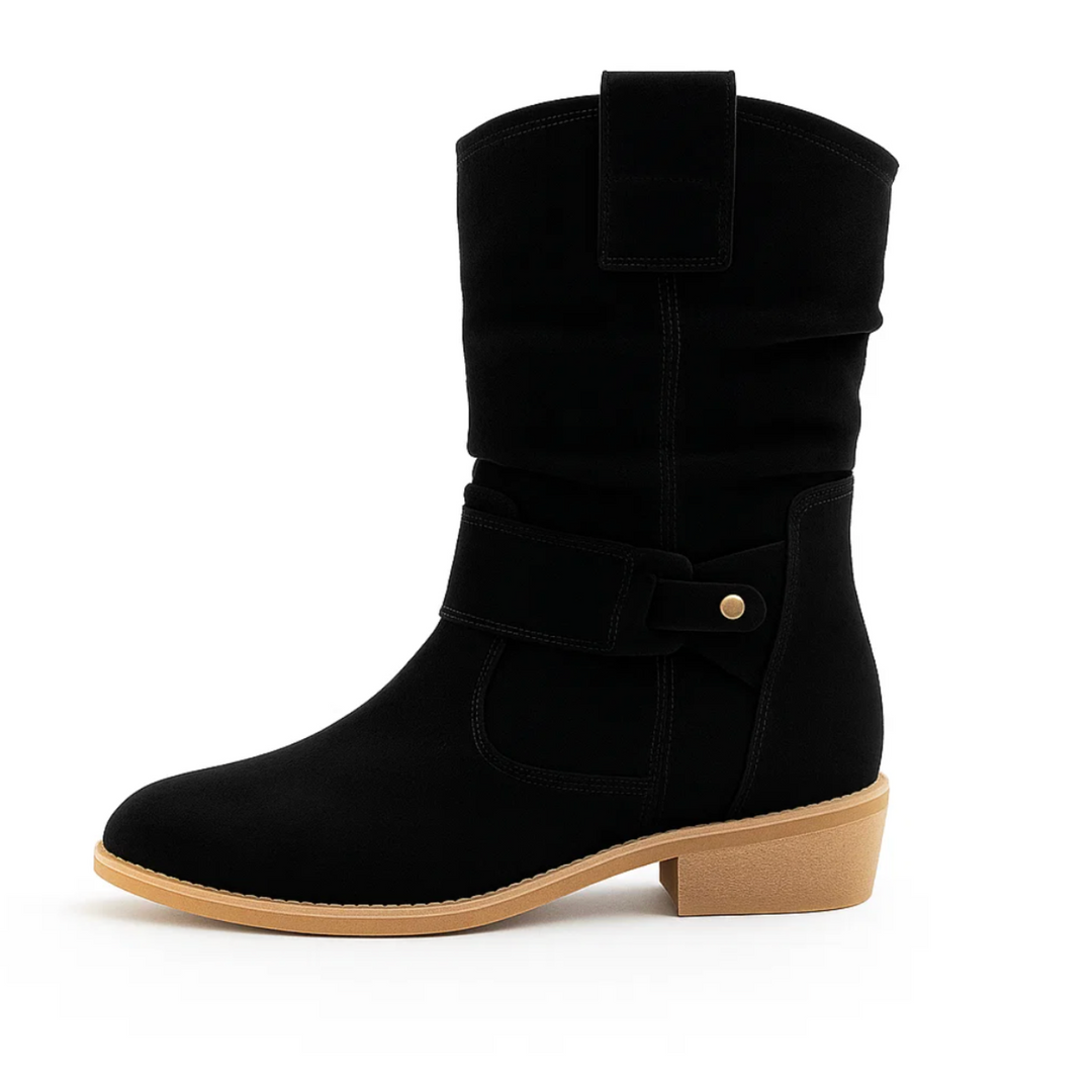 Elegant Suede Ankle Boots for Women