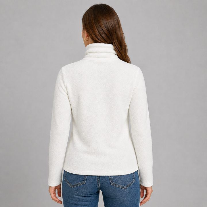 Soft Elegant Women's Cashmere Blend Turtleneck Sweater