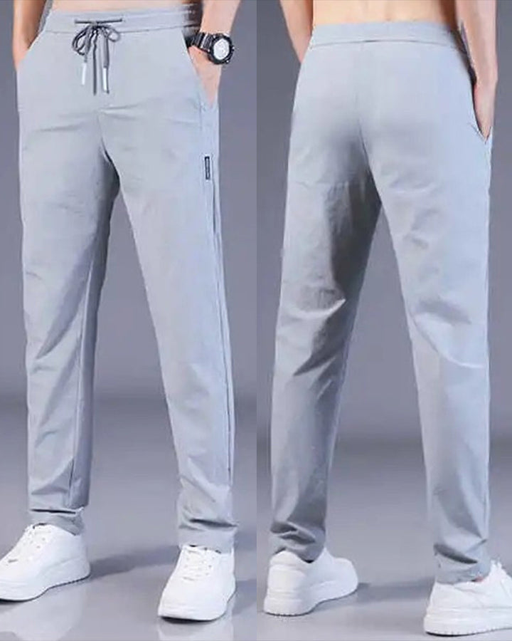 Men's Casual Pants - Quick-Dry Stretch Fabric for Sports and Everyday Wear