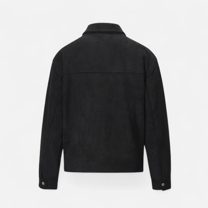 Elegant Suede Men's Jacket