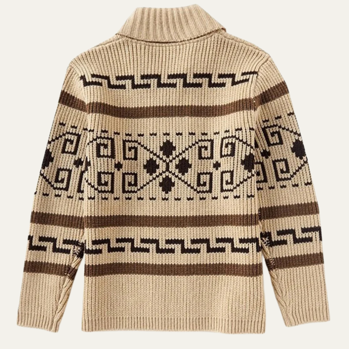 Classic Warm Men's Shawl Collar Knit Cardigan