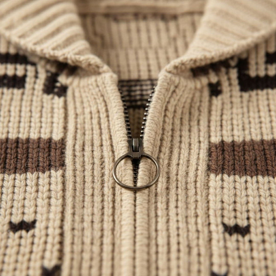 Classic Warm Men's Shawl Collar Knit Cardigan