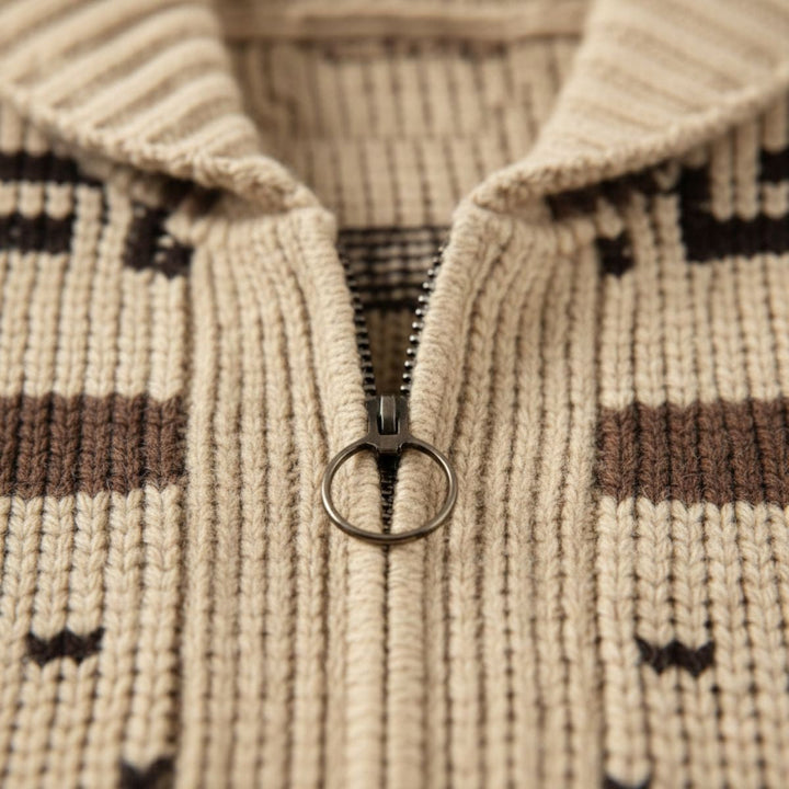 Classic Warm Men's Shawl Collar Knit Cardigan