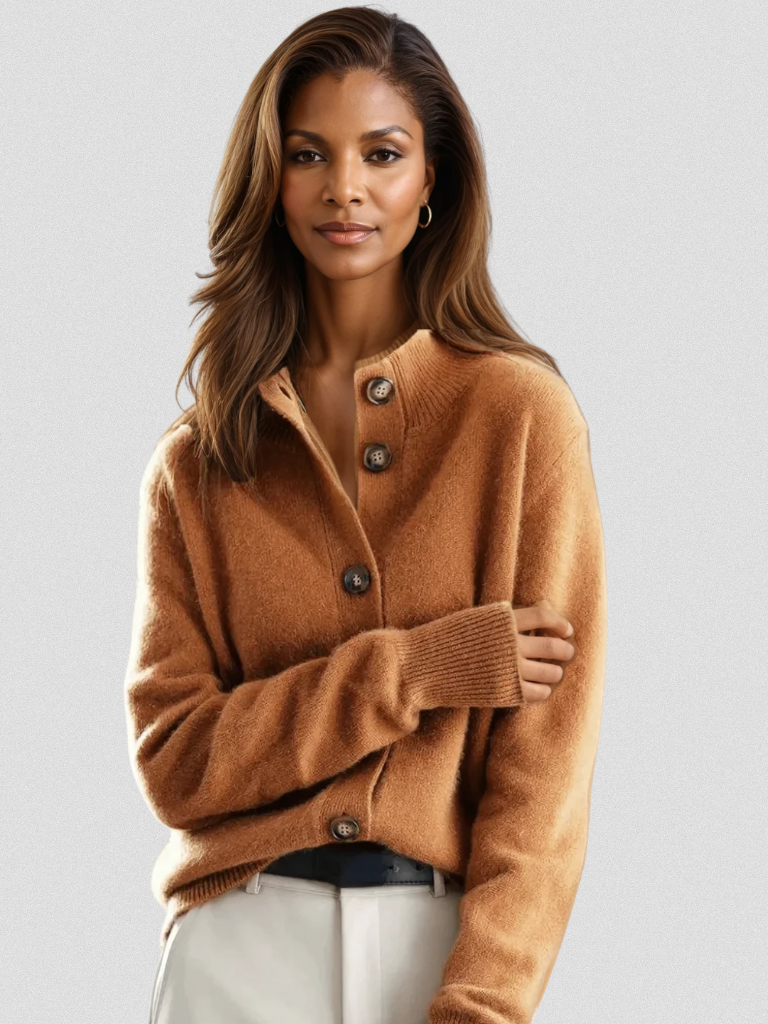 Cozy Classic Women's Button Cardigan
