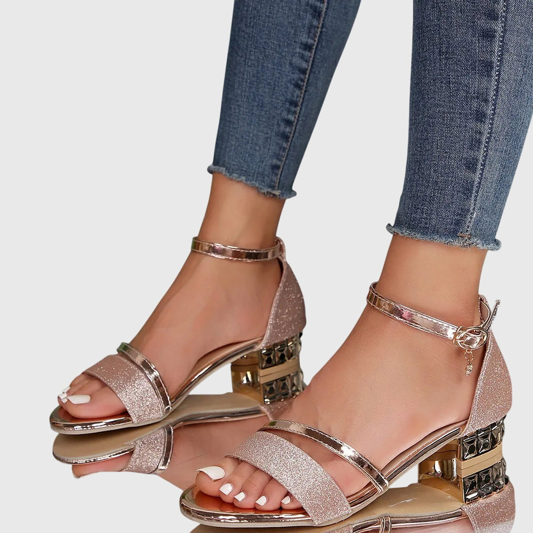 Ergonomic Heeled Women Sandals