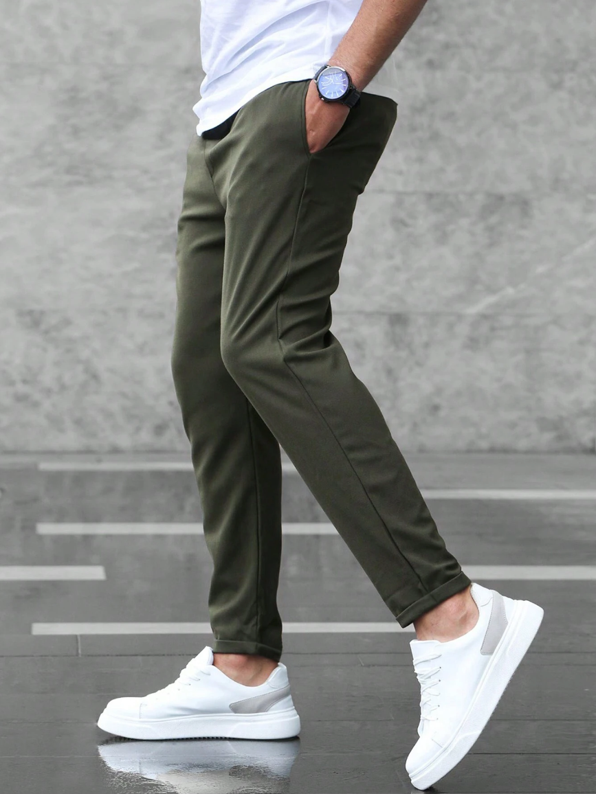 Men's Slim-Fit Stretch Casual Pants