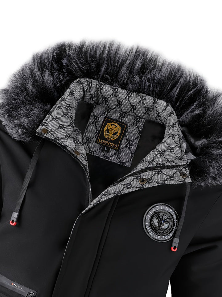 Men's Warm Winter Parka with Hood