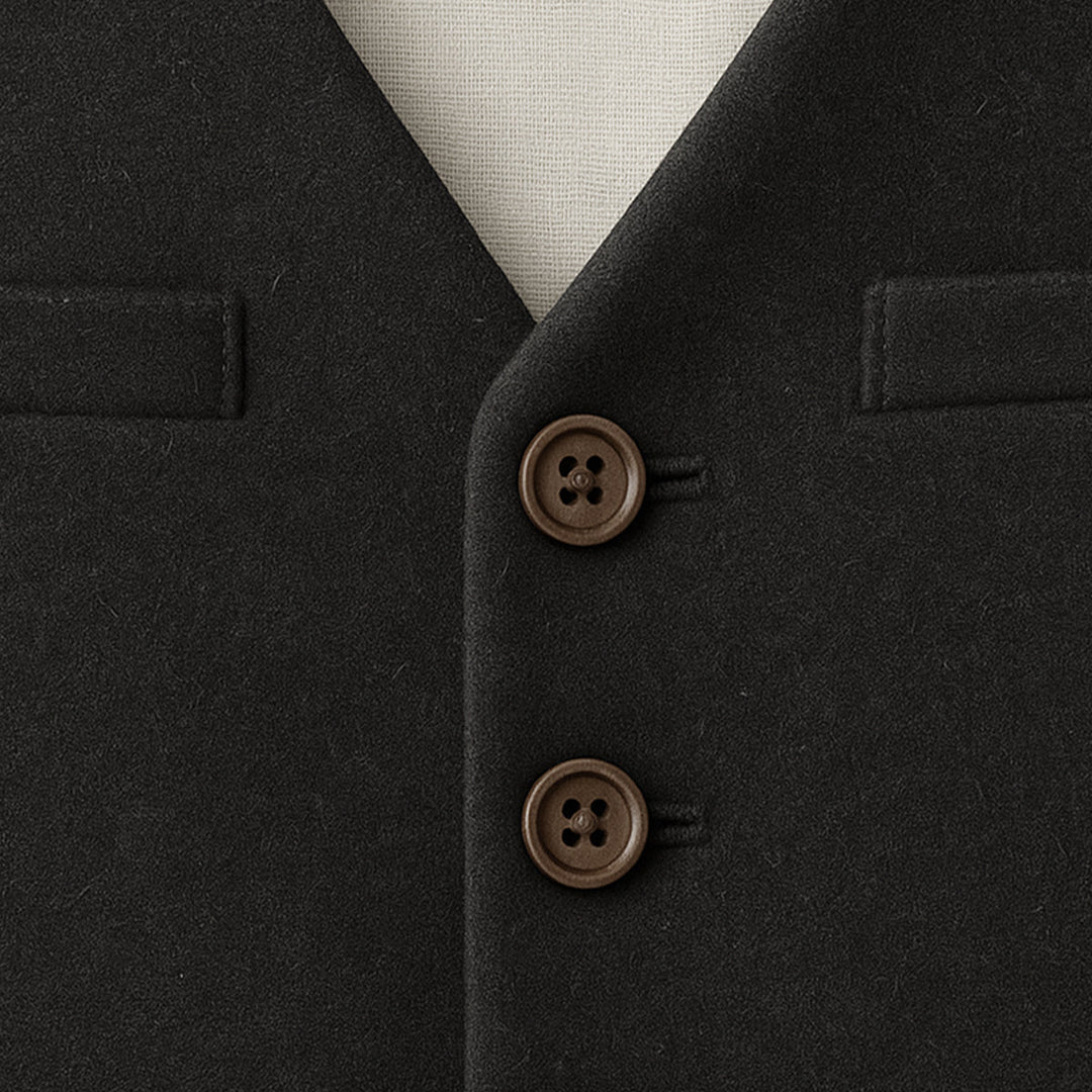 Elegant Vintage Men's Button-Up Vest