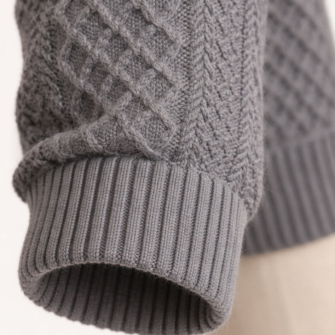 Vintage Cable-Knit Men's Sweater