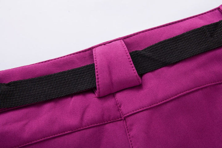 Waterproof Women's Hiking Pants with Fleece Lining - Durable Trekking Pants for Outdoor Use