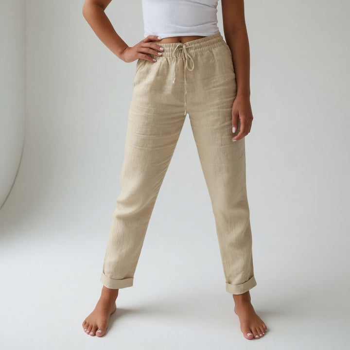 Comfortable Cotton Women Relaxed Trousers