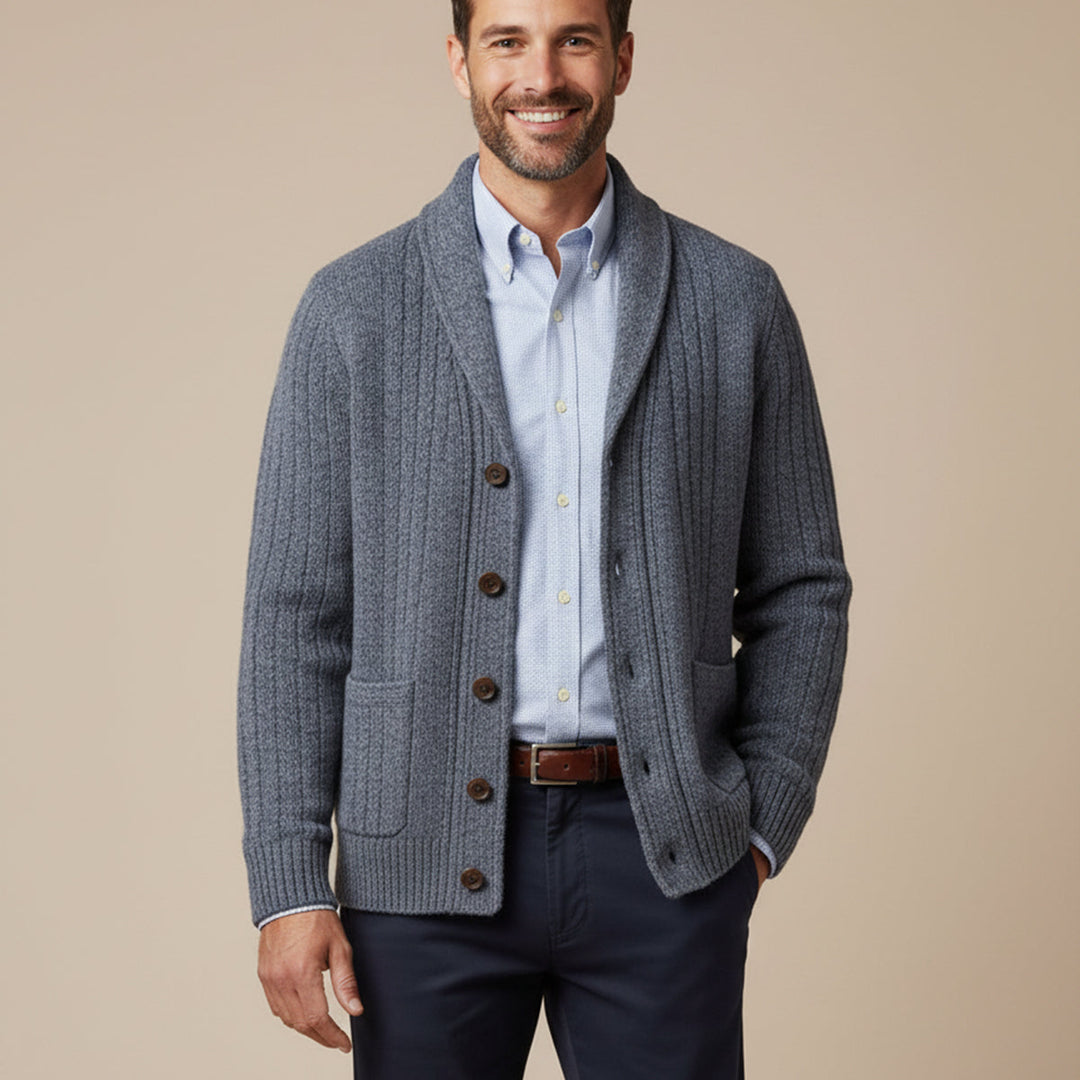 Luxurious Soft Men's Cashmere Cardigan