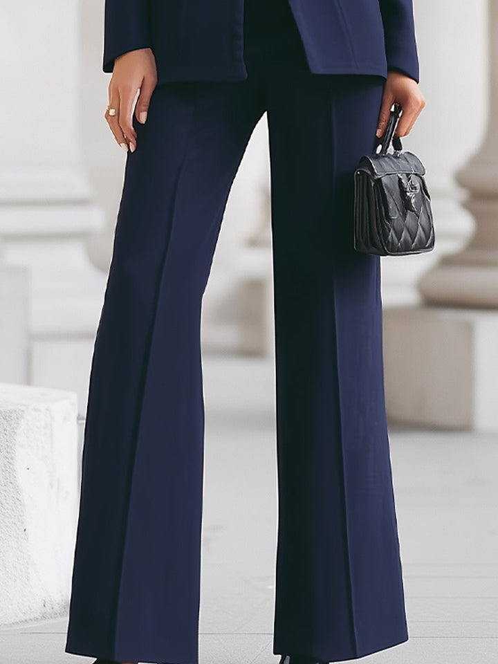 Elegant Slim Fit Women's Suit with Blazer and Pants