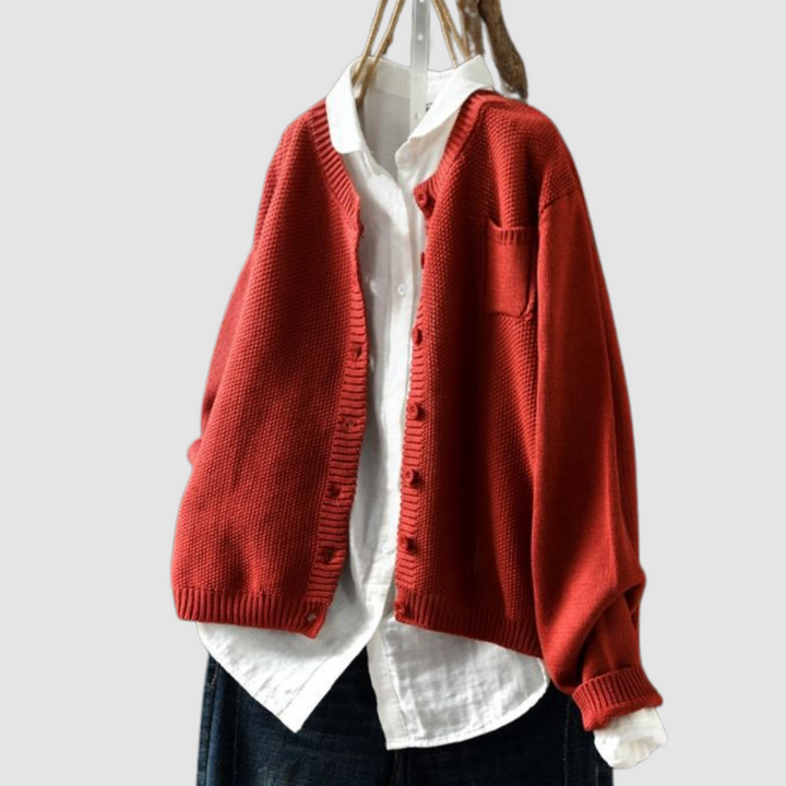 Cozy Elegant Women's Knit Cardigan
