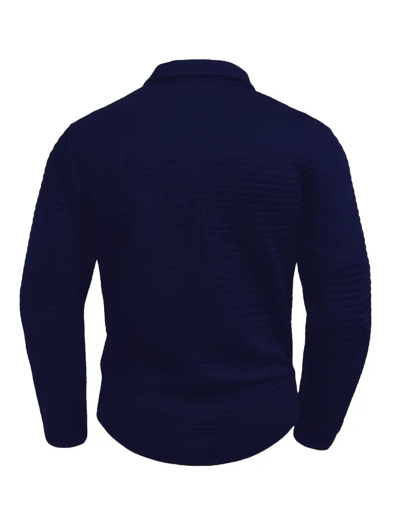 Structured Men's Polo Shirt with Modern Design
