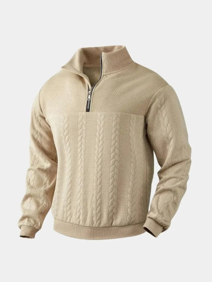 Essential Henry Quarter Zip Pullover - Cross & Crown - Cross & Crown