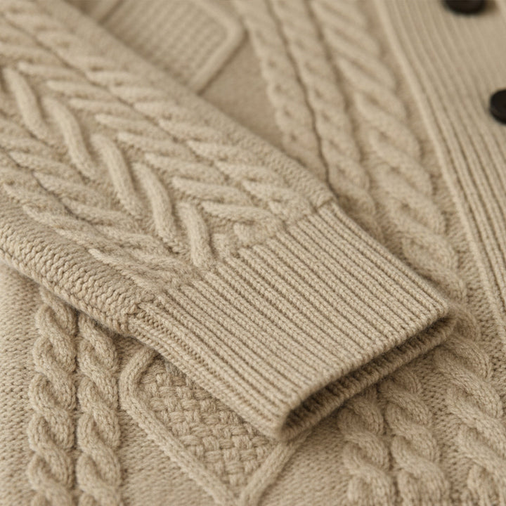 Luxurious Soft Men's Cashmere Cardigan