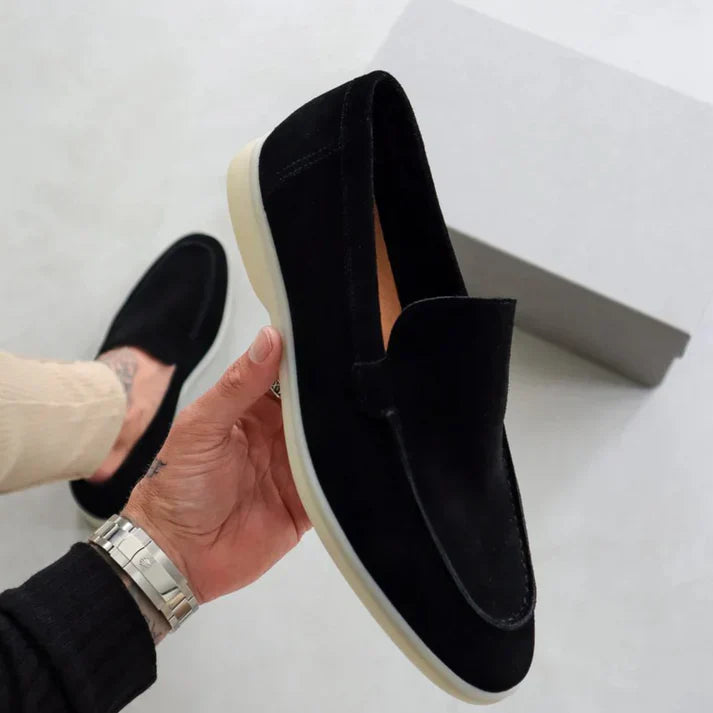 Elegant Men's Suede Oxford Shoes