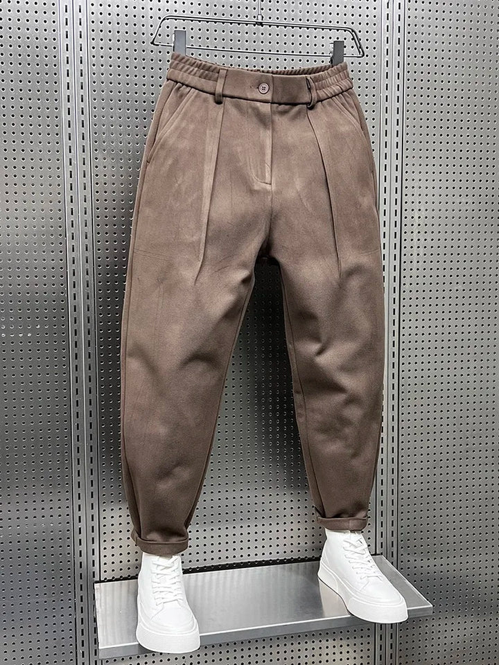 Elegant Mélange Men's Business Casual Pants