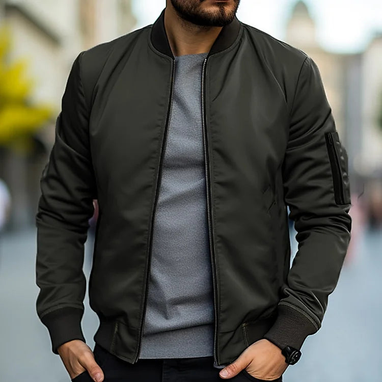 Classic Men's Bomber Jacket - Pilot Style with a Modern Fit