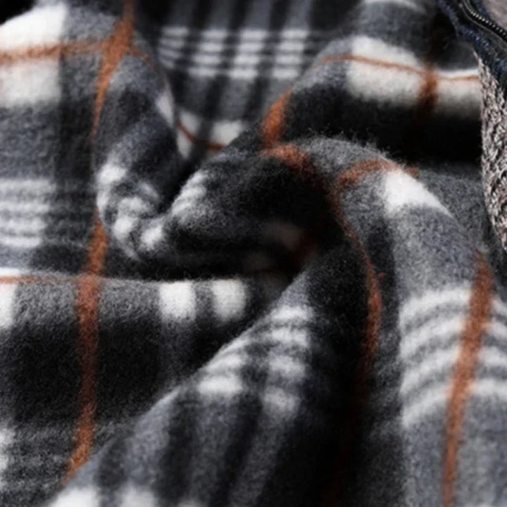 Classic Zip-Up Cardigan for Men