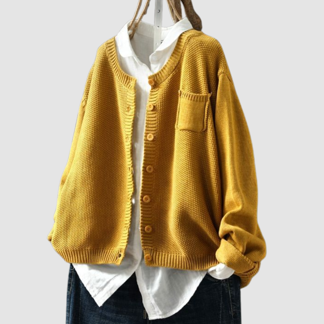 Cozy Elegant Women's Knit Cardigan