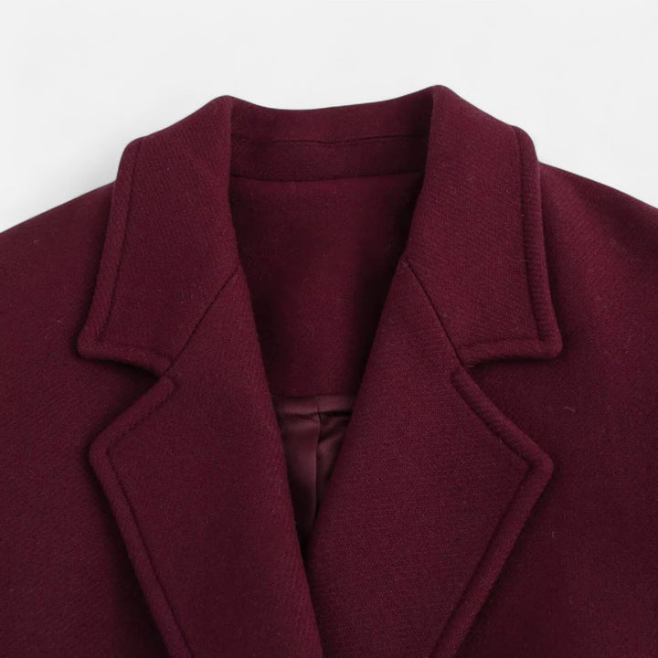 Elegant Double-Breasted Trench Coat for Women