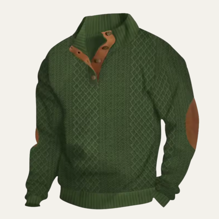 Vintage Cable-Knit Men's Sweater