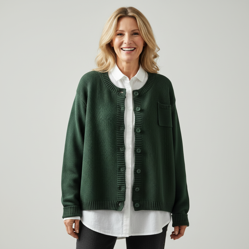 Cozy Elegant Women's Knit Cardigan