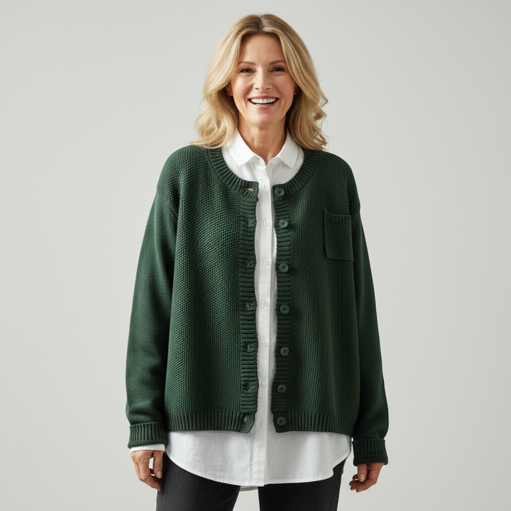 Cozy Elegant Women's Knit Cardigan