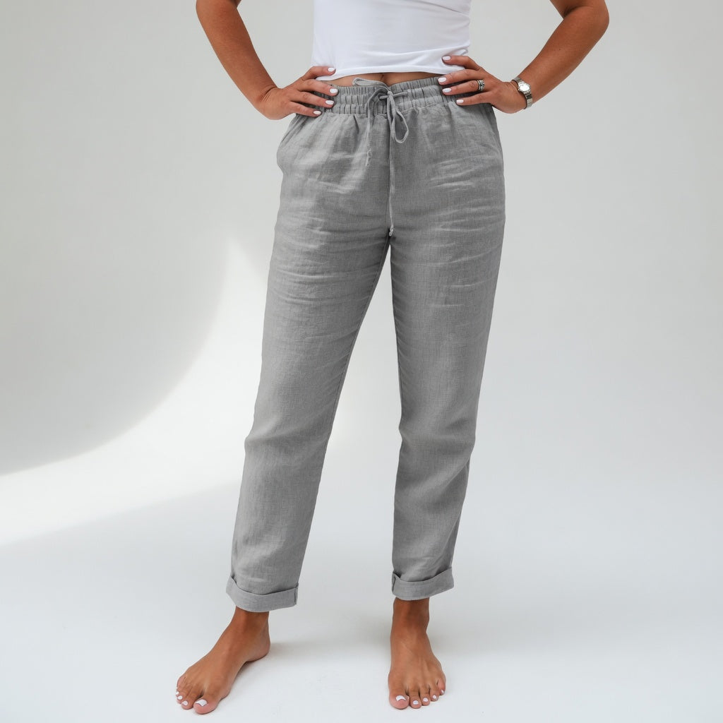 Comfortable Cotton Women Relaxed Trousers