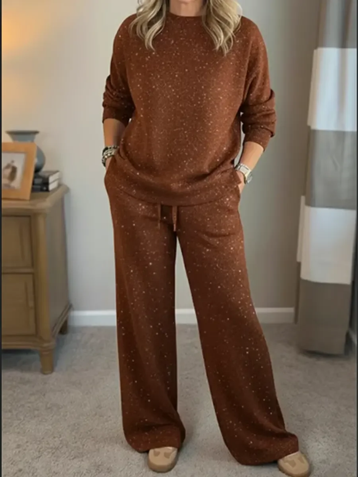 Cozy Knit Lounge Set Women's Two-Piece