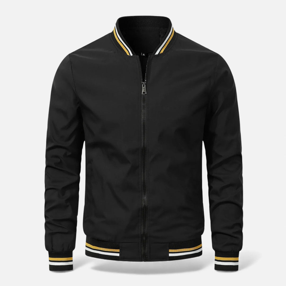 Warm Thick Men's Bomber Jacket for Fall and Winter
