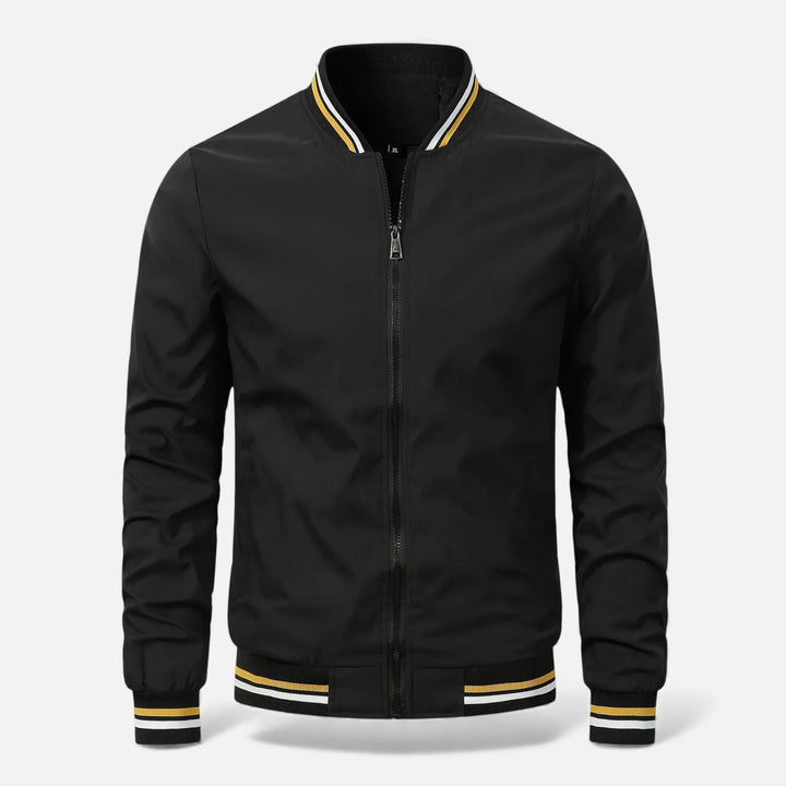 Warm Thick Men's Bomber Jacket for Fall and Winter