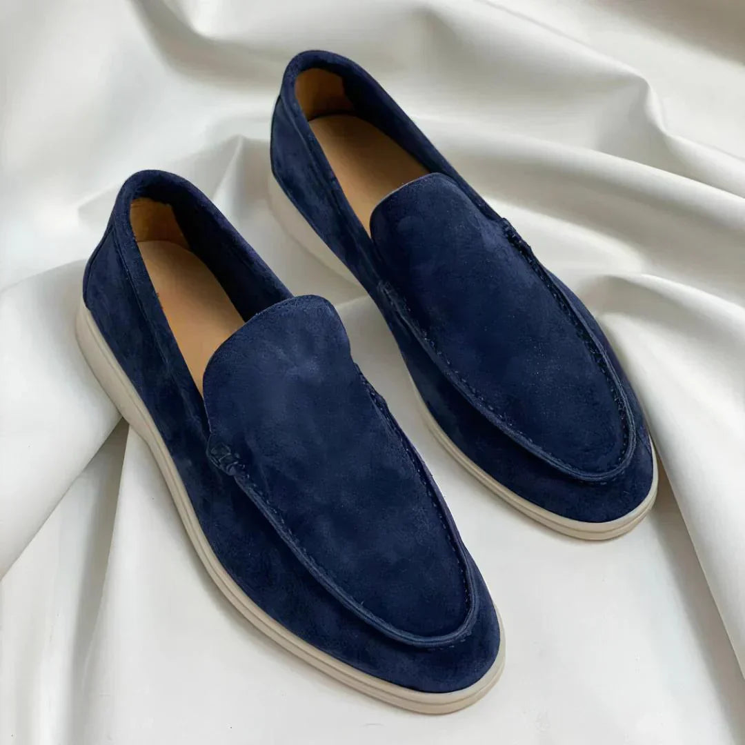 Elegant Men's Suede Oxford Shoes