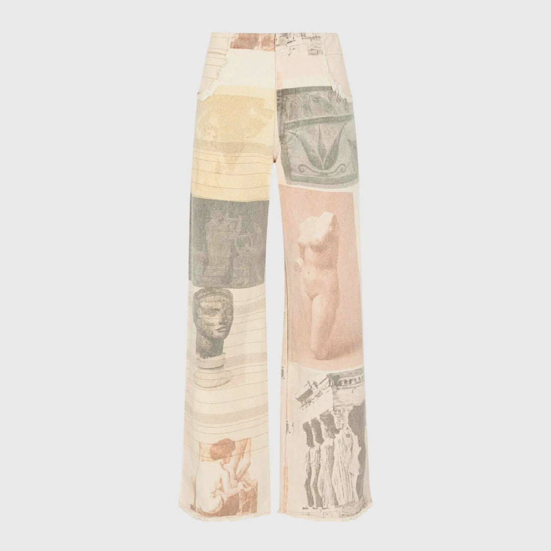 High-Waist Wide Leg Women's Jeans