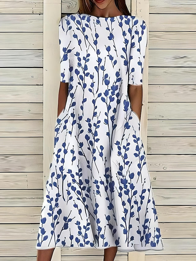 Elegant Flowing Women Maxi Dress