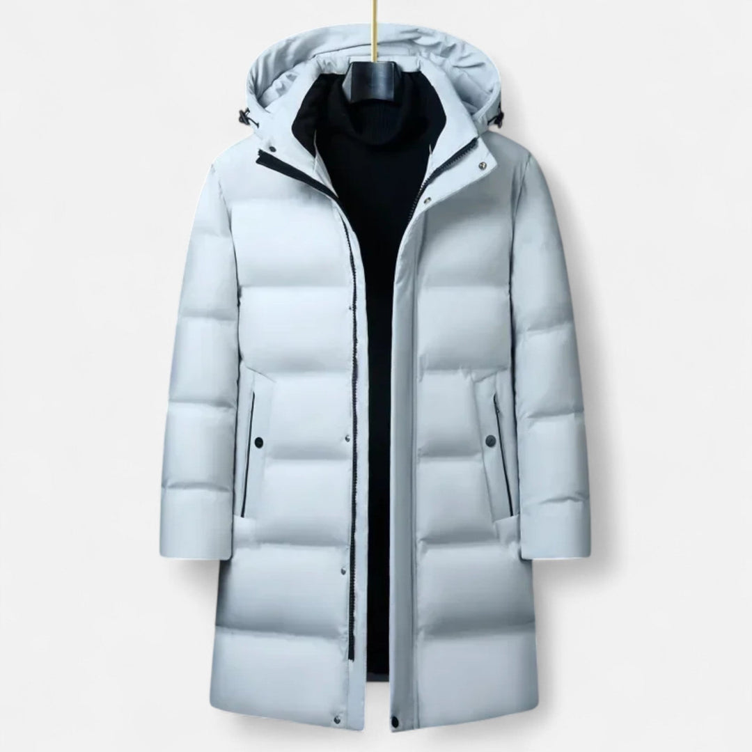 Premium Men's Winter Down Parka with Hood